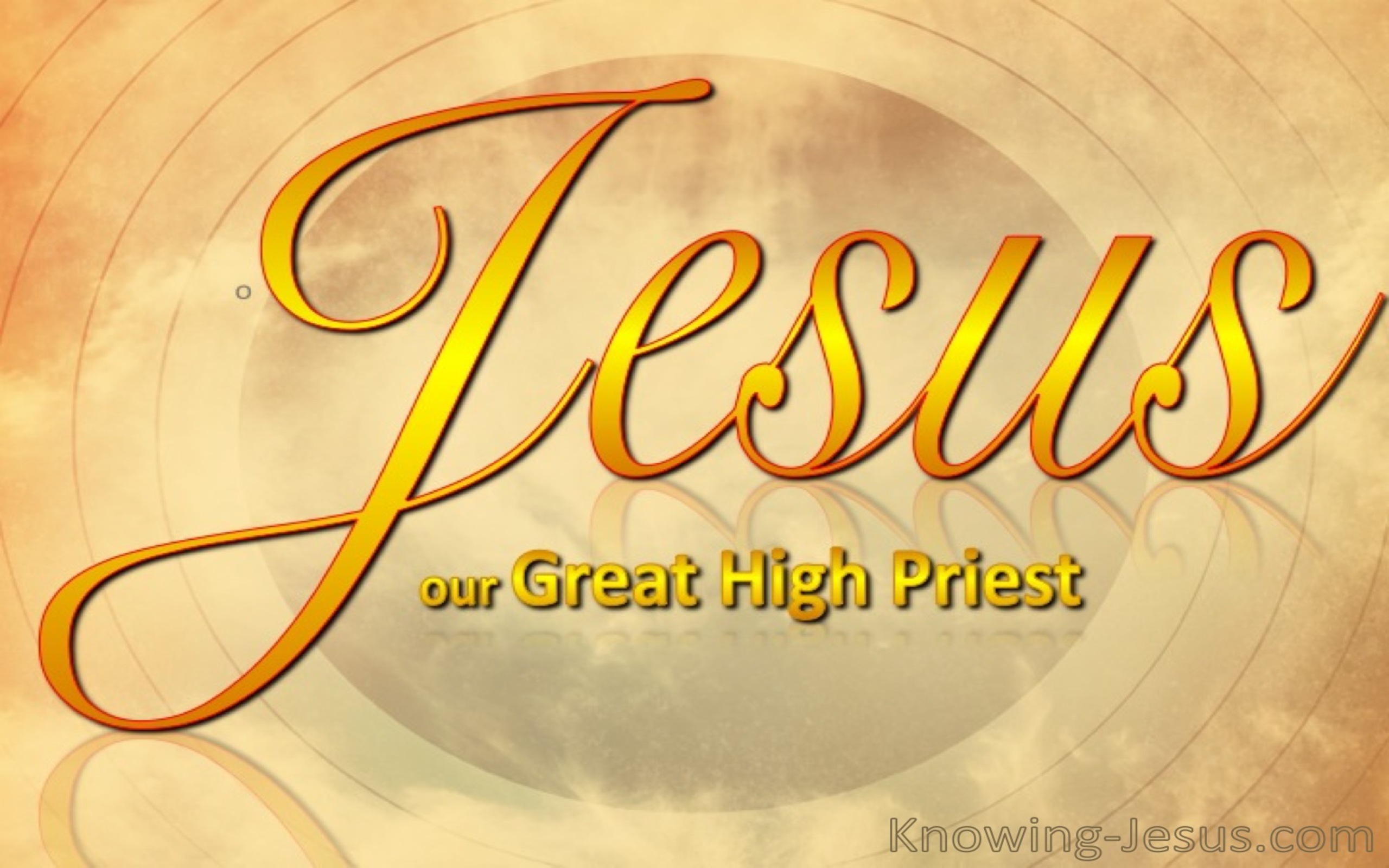 JESUS-the Great High Priest (gold)